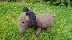 Shetland sheep stuffed animal crochet