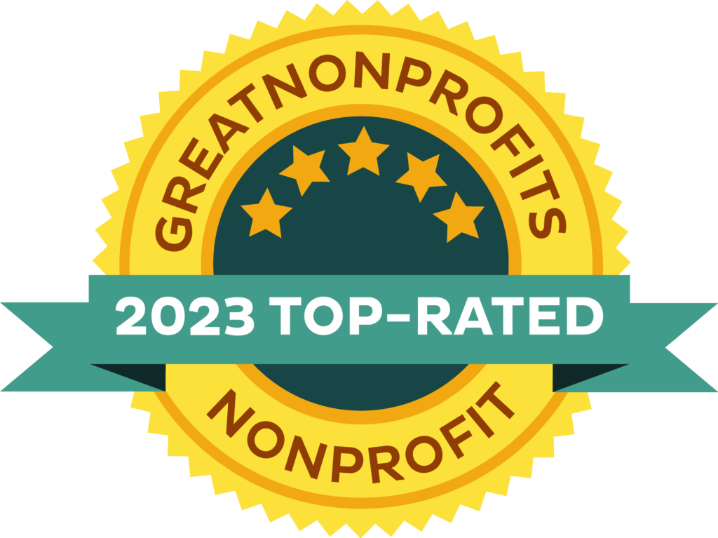 Great Nonprofits Top Rated 2020 logo
